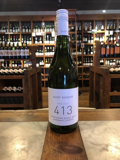 Quiet Resolve Project 413 Hannah’s Choice Sauvignon Blanc 2022
